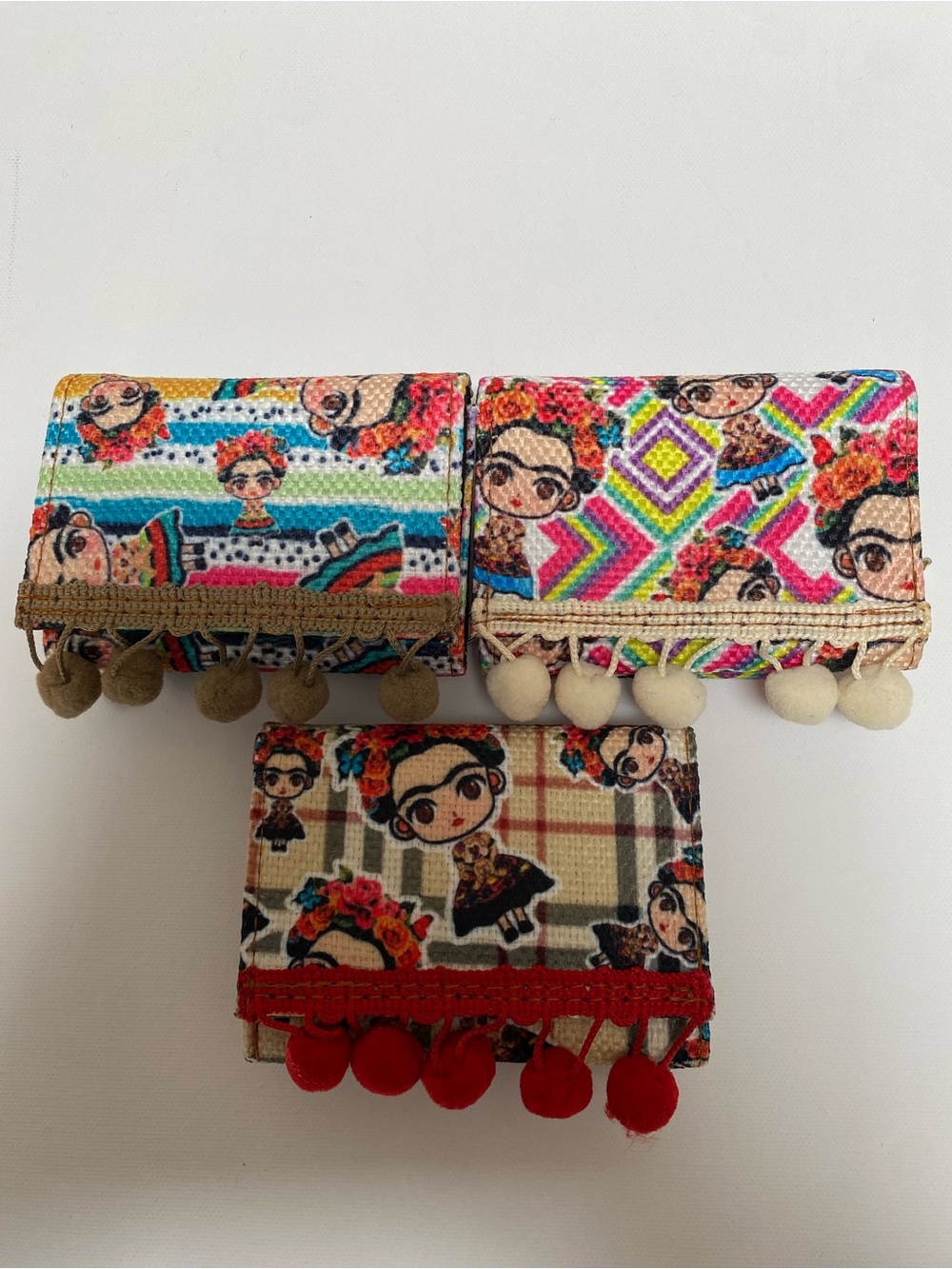 Frida Kahlo Tri-Fold Wallet (Choose Pattern)
